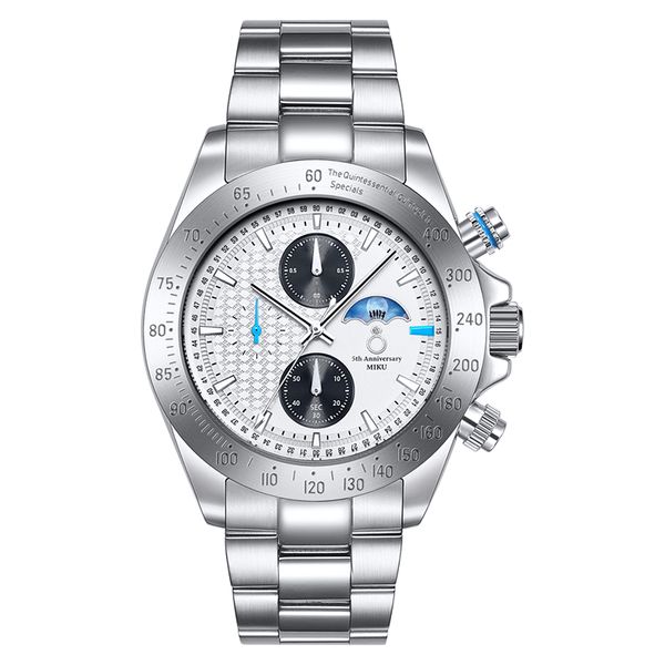 グッズ: 五等分の花嫁∽ 5周年記念 サン＆ムーン クロノグラフ腕時計