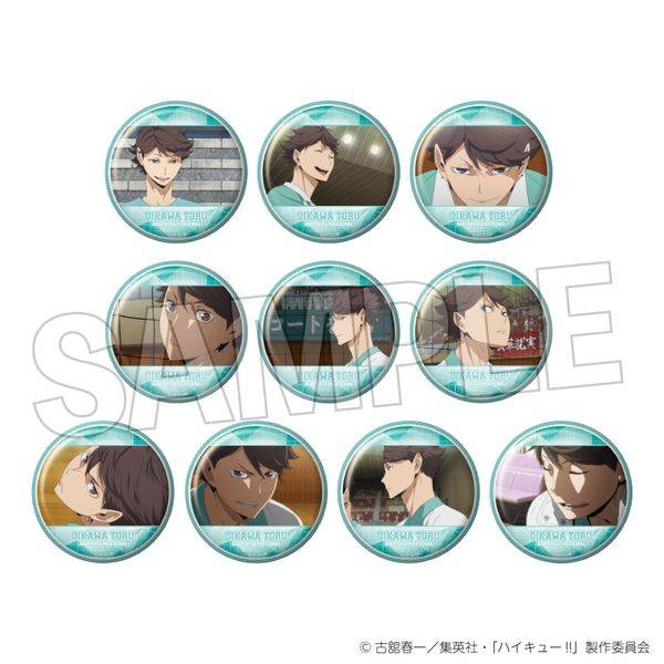 グッズ: ハイキュー!! トレーディング缶バッジ 及川徹BOX 【1BOX