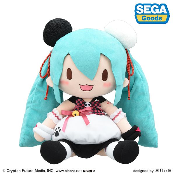 グッズ: 初音ミク パンダ饅頭 ふわぷち ぬいぐるみ LL: セガ フェイブ