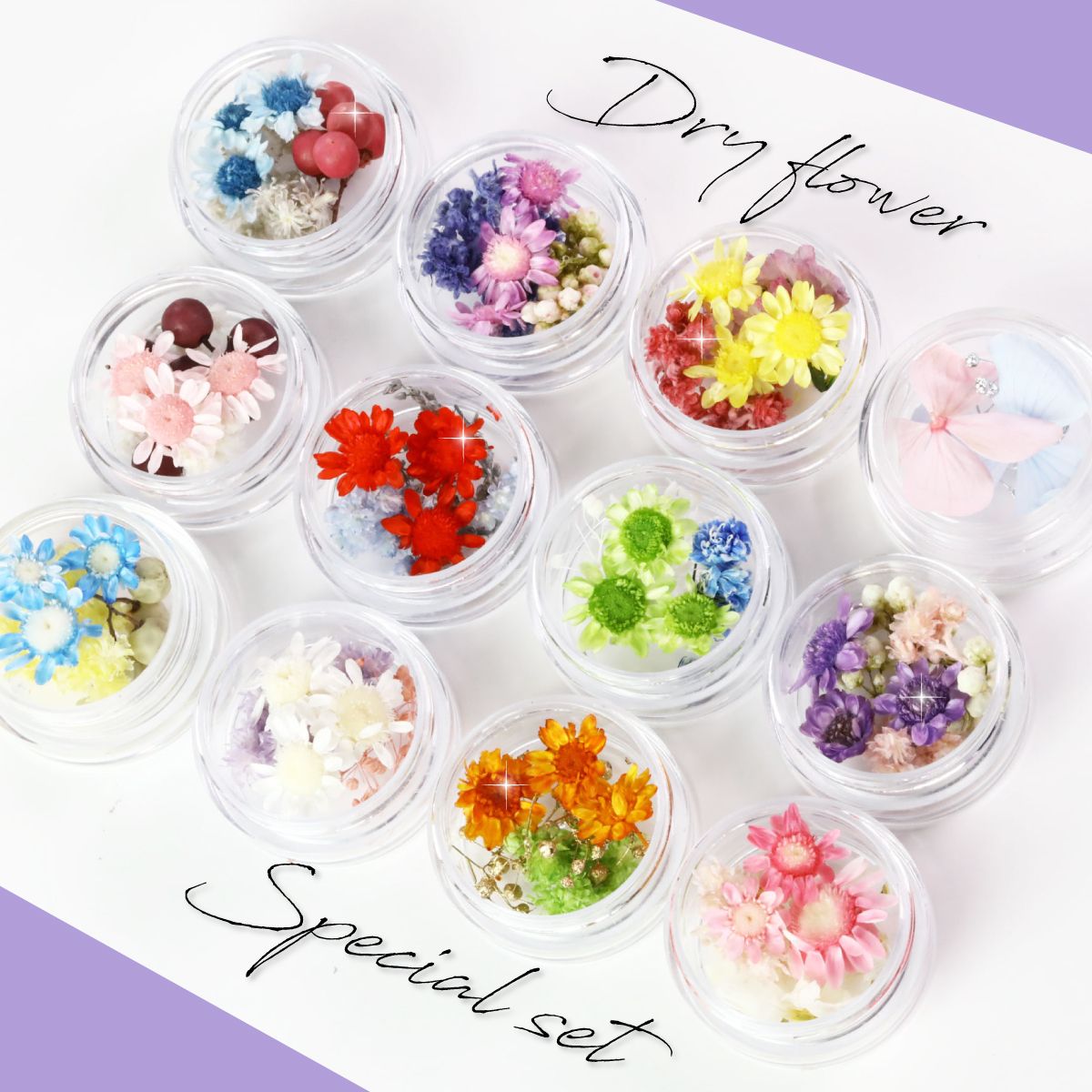 小分け】レジン 花材 スタッフ厳選〈MIX〉ドライフラワー 人気の花材