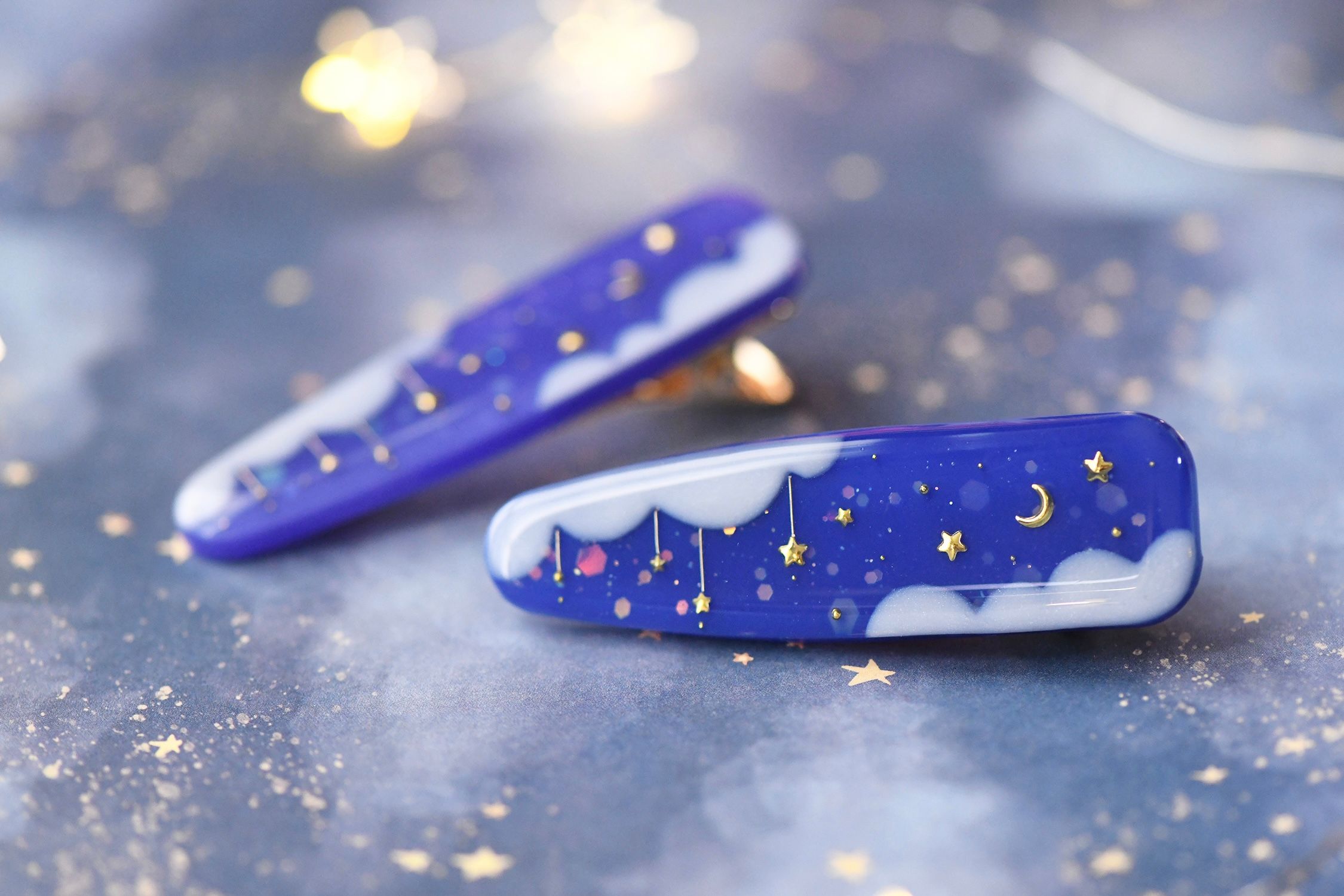 シリコンモールド レジンモールド ヘアピン＆ヘアクリップモールド 4種