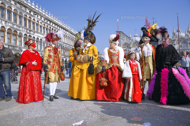 ベニスのカーニバル[27169000391]の写真・イラスト素材｜アマナイメージズ