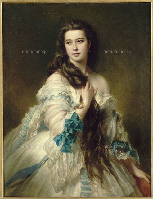 リムスキー＝コルサコフ夫人の肖像[26004016980]の写真・イラスト素材