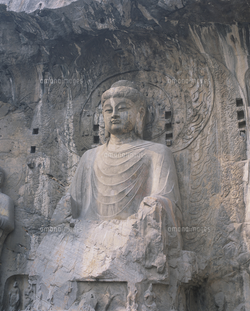 龍門石窟（盧舎那仏）[81522025955]の写真・イラスト素材｜アマナ