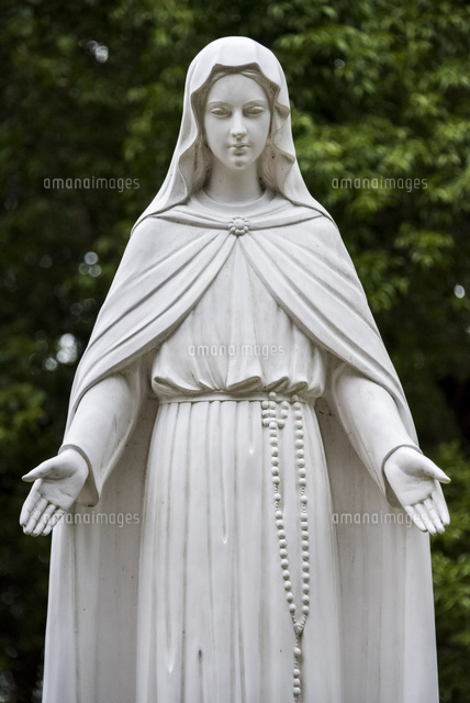大野教会堂の聖母マリア像[10573004492]の写真・イラスト素材｜アマナ