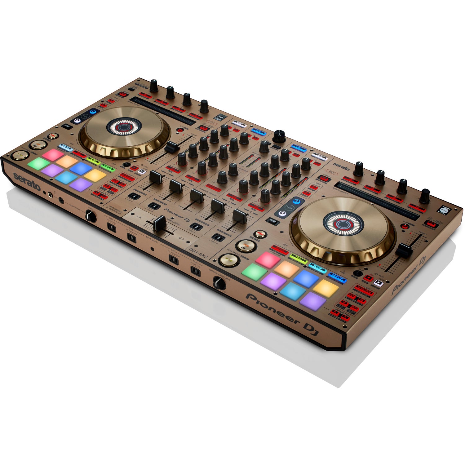 Pioneer DJ DDJ-SX2-N DJ controller, gold | Bax Music