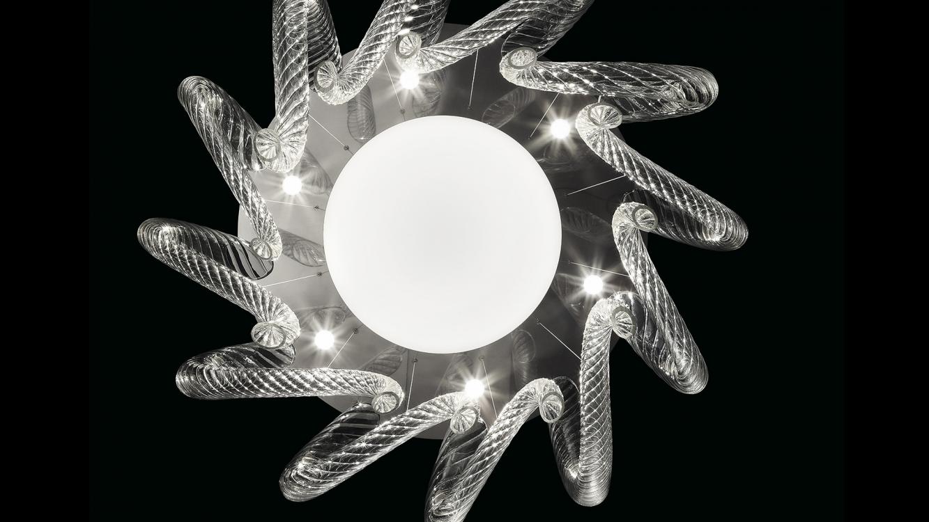 Swing | Murano blown glass suspension lamps | Barovier&Toso