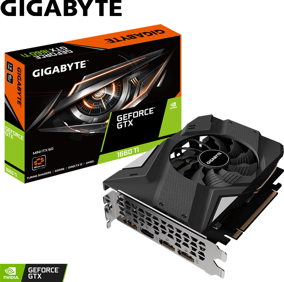 GeForce® GTX 1660 Ti MINI ITX 6G - GIGABYTE Global