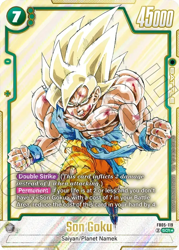 FB05-119 Son Goku Dragon Ball Super Card Game Fusion World Card