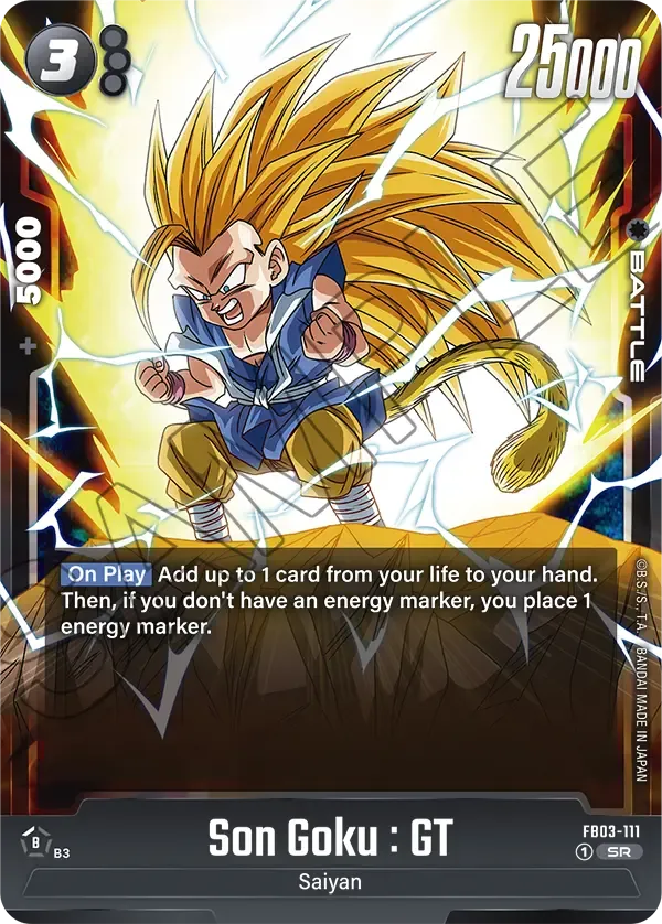 FB03-111 Son Goku : GT Dragon Ball Super Card Game Fusion World