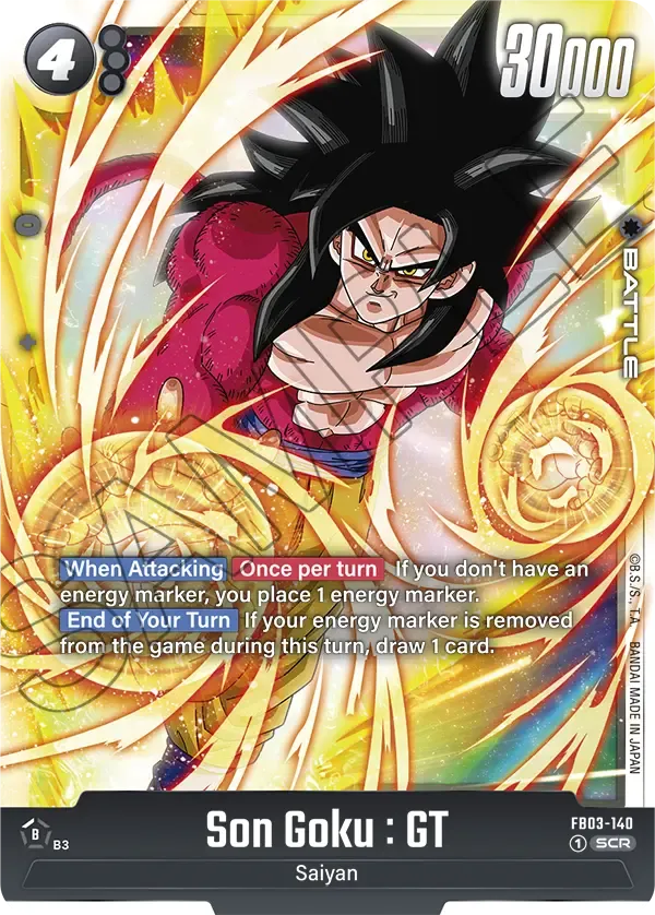 FB03-140 Son Goku : GT Dragon Ball Super Card Game Fusion World