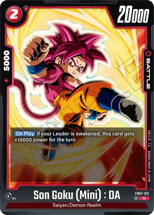 FB07-011 Son Goku (Mini) : DA Dragon Ball Super Card Game Fusion