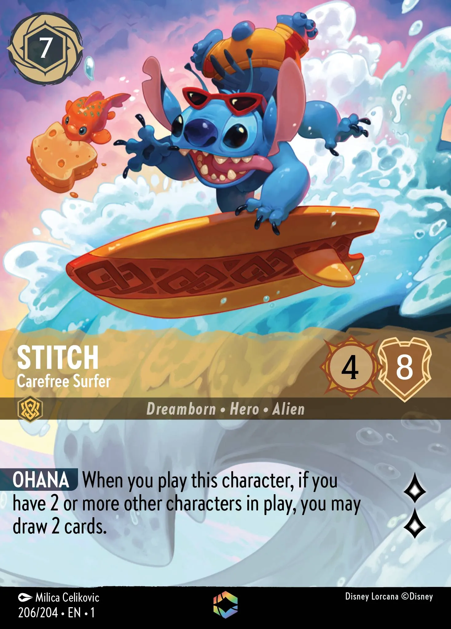 008-166 Stitch - Experiment 626 Lorcana Card | Disney Lorcana
