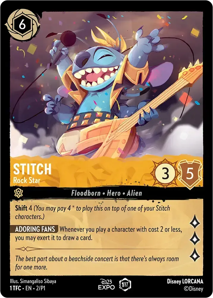 004-023 Stitch - Alien Dancer Lorcana Card | Disney Lorcana