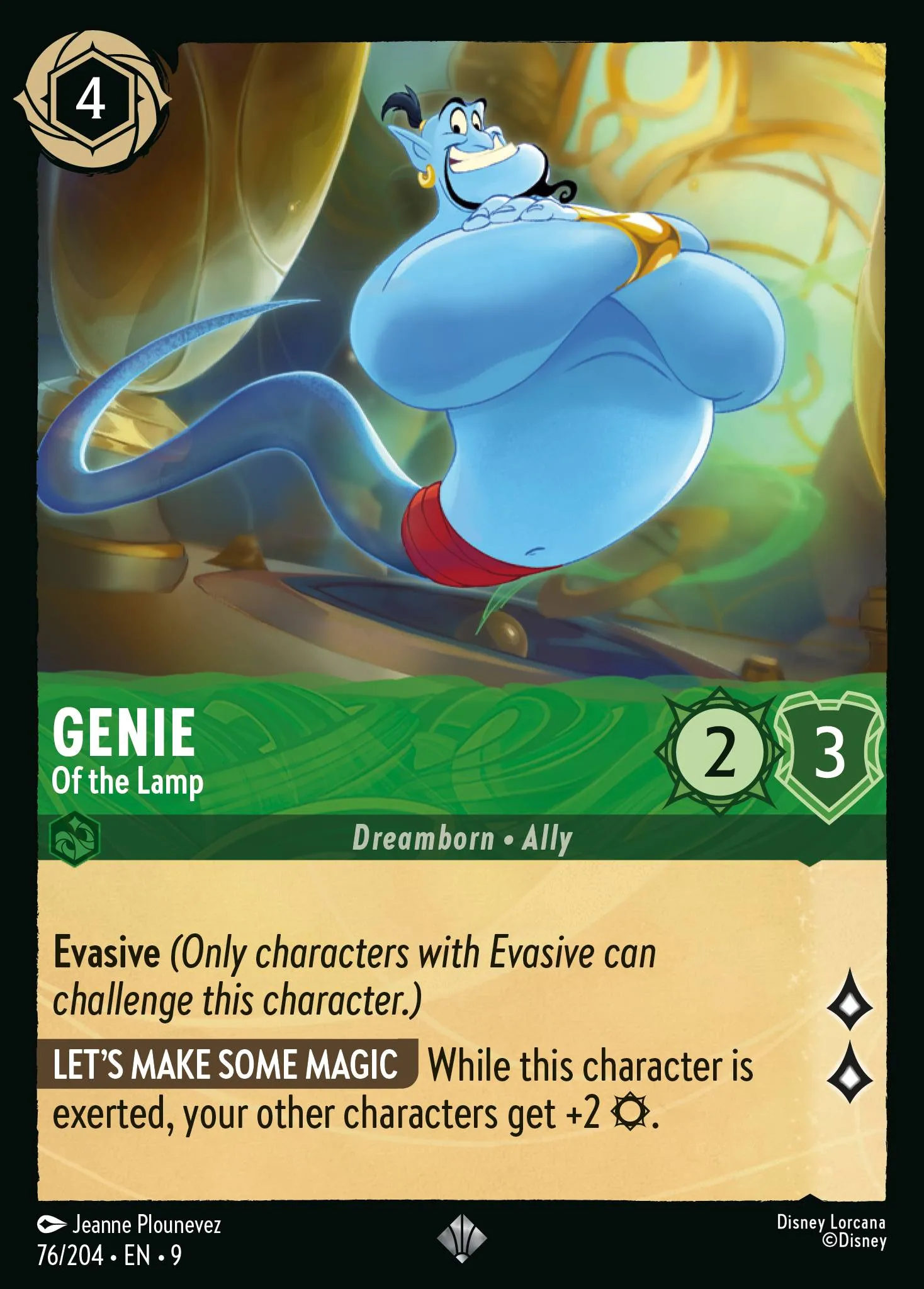 006-061 Genie - Wonderful Trickster Lorcana Card | Disney Lorcana