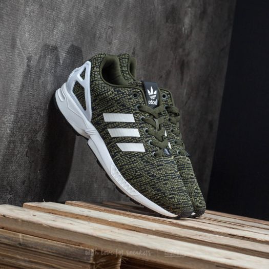 Men's shoes adidas ZX Flux Night Cargo/ Ftw White (BB2165) | Footshop