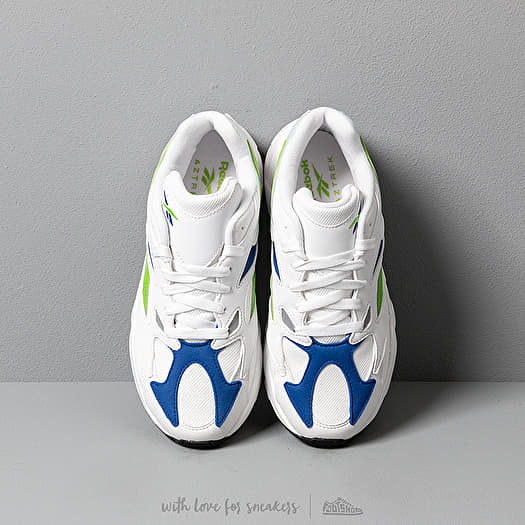 Women's shoes Reebok Aztrek 96 White/ Cobalt/ Semi Solar Green