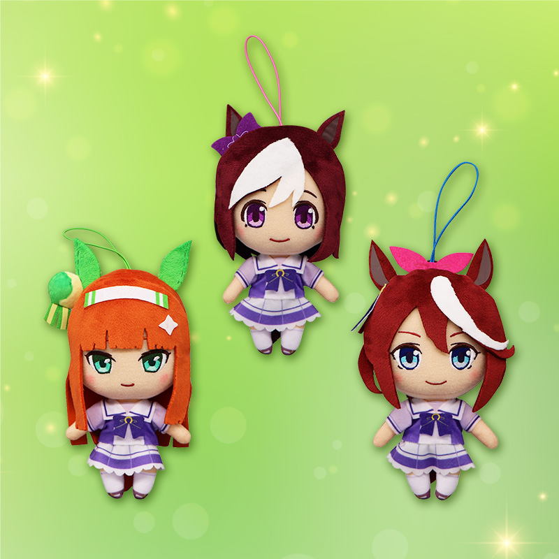フリューより『ウマ娘 プリティーダービー』のぬいぐるみが登場！ 今春