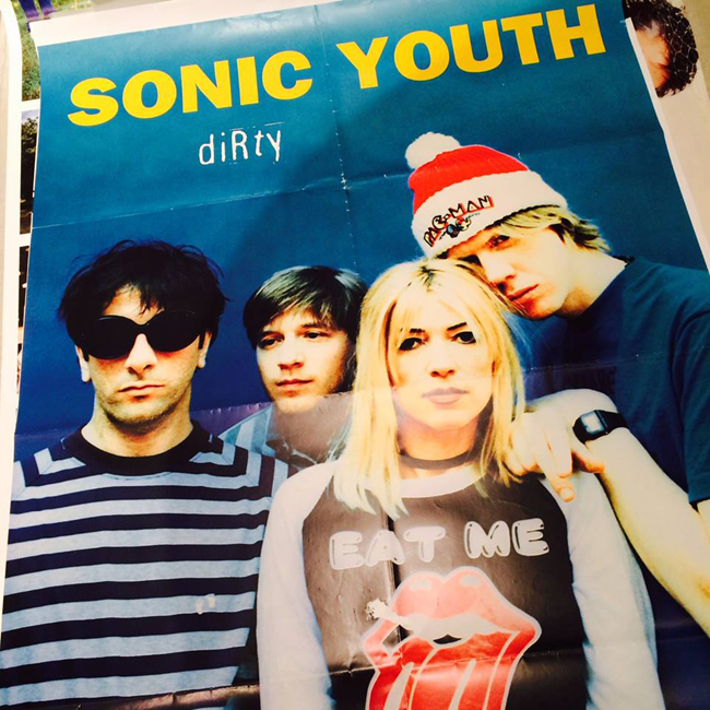 SONIC YOUTH (ソニックユース) のポスター展『SONIC YOUTH “100% DIRTY
