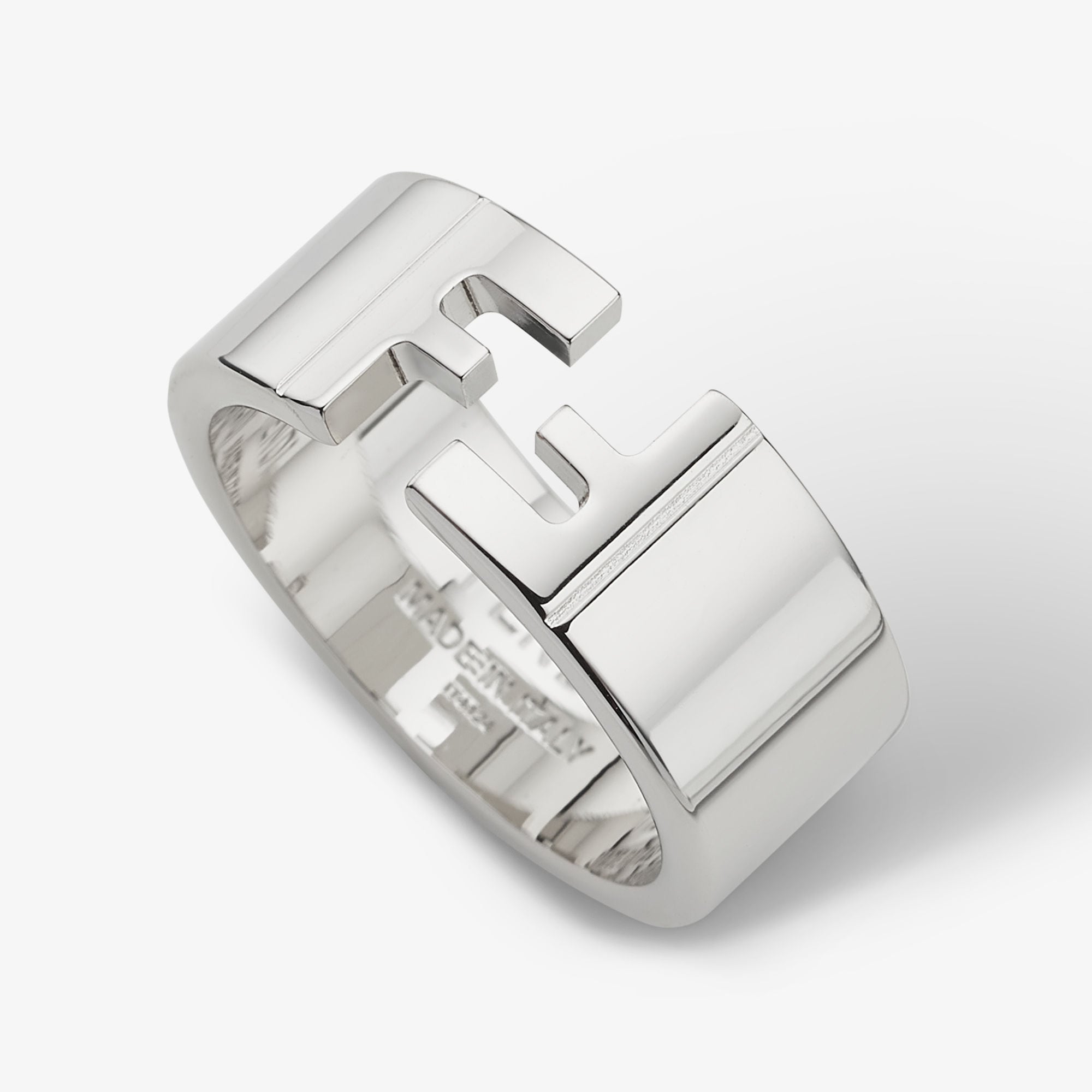 FFリング シルバー仕上げ シルバー | Fendi