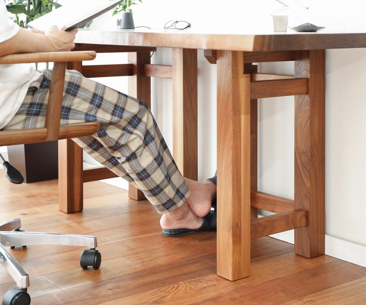 飛騨の匠工房 デスク 鉤型脚 | 【公式】飛騨の家具『株式会社シラカワ』