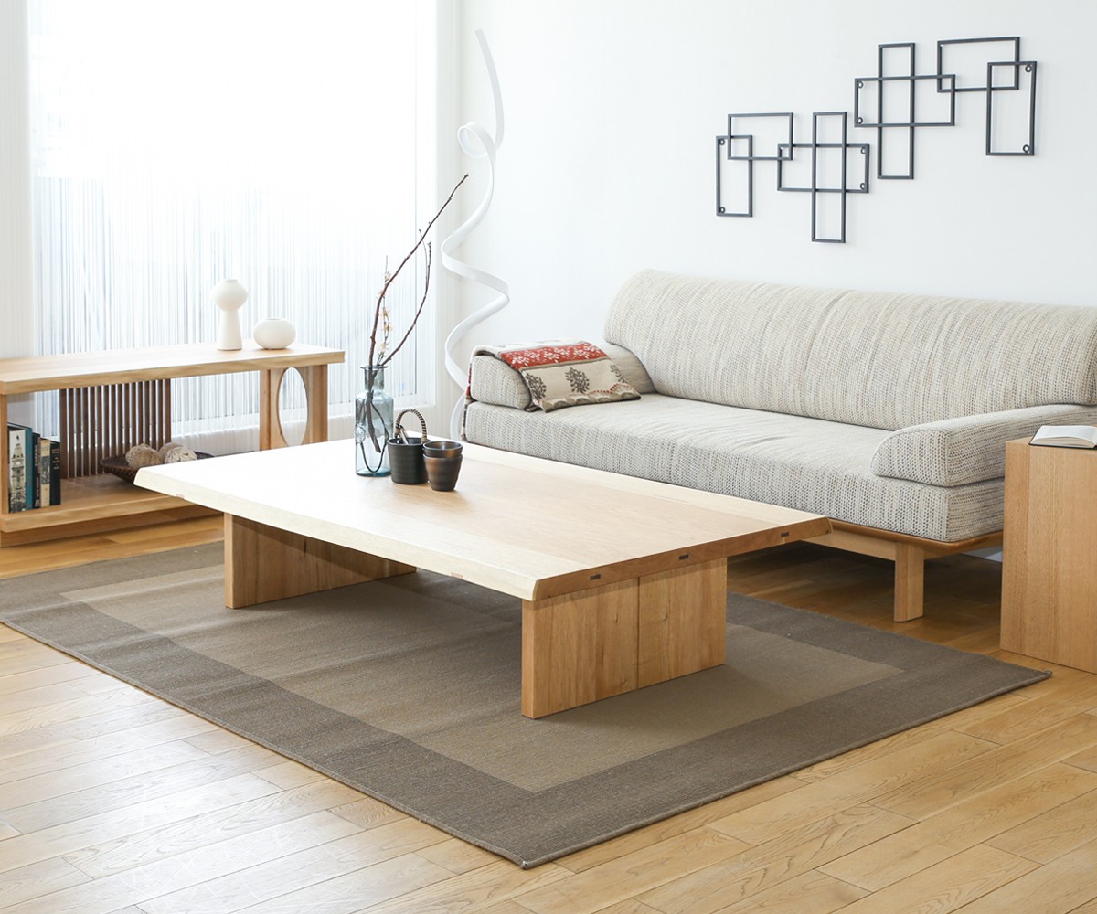 飛騨の匠工房 ローテーブル パネル脚 | 【公式】飛騨の家具『株式会社