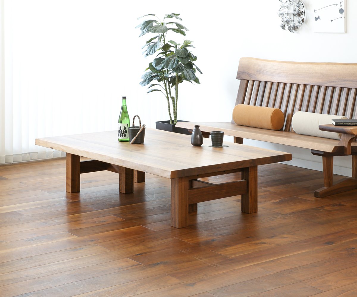 飛騨の匠工房 ローテーブル 山型脚 | 【公式】飛騨の家具『株式会社