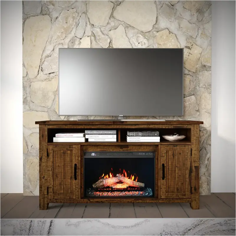 1510-fp6032 Jofran Furniture Cannon Valley Fireplace W/logset