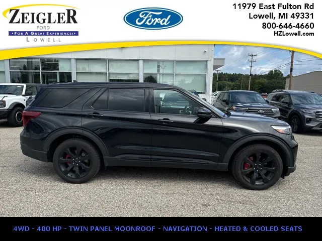 Used 2021 Ford Explorer ST for sale in Lowell, MI at Zeigler Ford