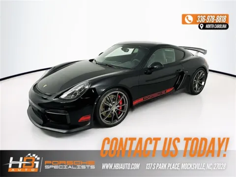Used 2016 Porsche Cayman GT4 for sale in Mocksville, NC at HBI