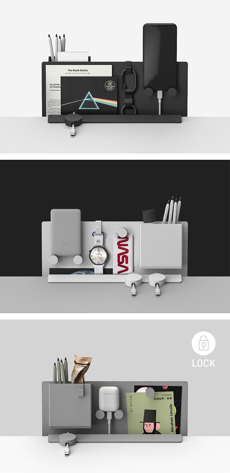 ZENLET The Rack│M シリーズ ─ミニマルな新しいデスク収納の形