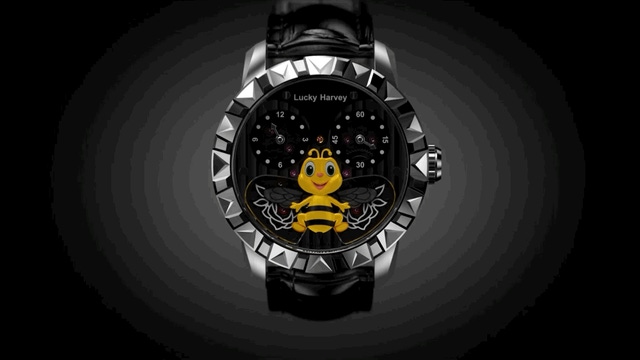 蜂の羽根が時間ごとに動く！ ユニークな本格機械式腕時計【LuckyHarvey
