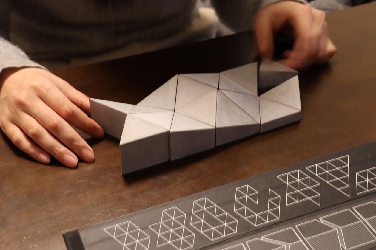 シンプルなのに難しい。100%コンクリートの3Dパズル【Logifaces