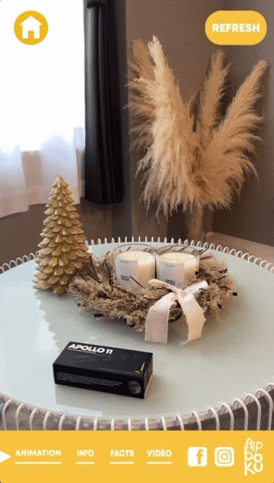 アポロ11号月面着陸50周年記念フリップブック／AR機能付 – Makuake STORE