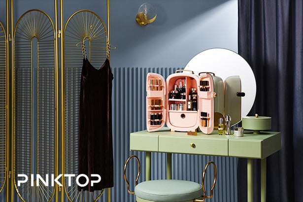 化粧品の保管環境を整える。コスメ専用冷蔵庫「PINKTOP」｜マクアケ