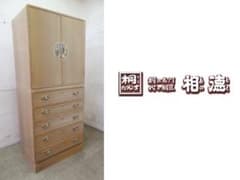 美品□東京の伝統工芸□桐の名門 相徳□一峰作□総桐箪笥□5段+