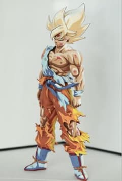 ドラゴンボールSMSP サイズ 伝説の超サイヤ人 孫悟空 リペイント 二