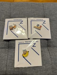 東横インToyoko Inn ピンバッジ フランス.ドイツ.フィリピン3点セット