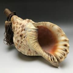 法螺貝 時代 山伏道具 笛33cm 密教 護摩 ほら貝 真言宗 楽器 ホラガイ