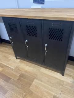 スチール製ロッカー オーダー インダストリアル 鍵付き アンティーク