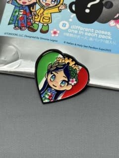 大阪関西万博 エキスポ 2025 イタリア館 ピンバッジ イタリアちゃん