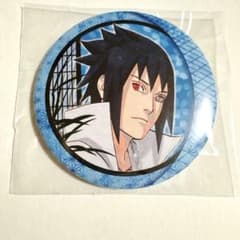 NARUTO うちはサスケ 和紙缶バッジ 切り絵シリーズ デコレクション缶