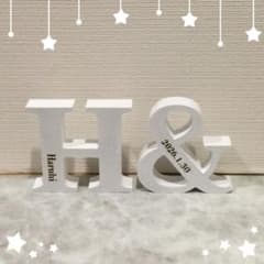 もちこさま確認用♡イニシャルオブジェ - メルカリ