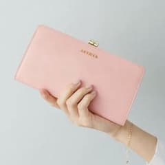 AETHER コードバンがま口長財布「ディアマン」 サクラ - メルカリ