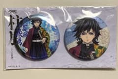 鬼滅の刃 柱展 キービジュアル グリッター缶バッジセット 冨岡義勇