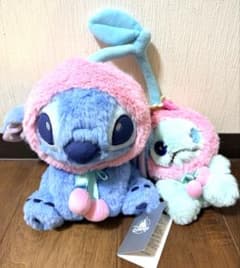 ディズニーストア GLOSSY FRUITS スティッチ&スクランプ ぬいぐるみ