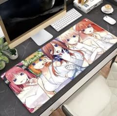 五等分の花嫁 一花 二乃 三玖 四葉 五月 デスクマットマウスパッド