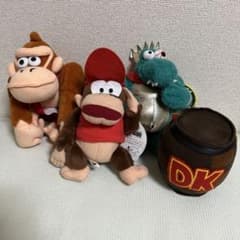 非売品 スーパードンキーコング おしゃべり ぬいぐるみ4点セット