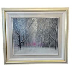 ミッシェル・バテュ フォーシーズン冬 シルクスクリーン 大判 50/100