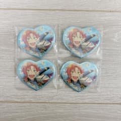 あんスタ 月永レオ ハート缶バッジ - メルカリ